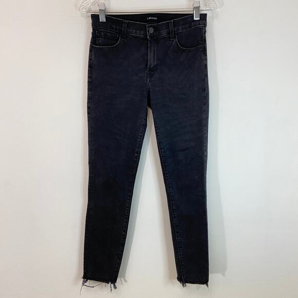 J Brand "Fame" Cropped black Jeans - Picture 4 of 11